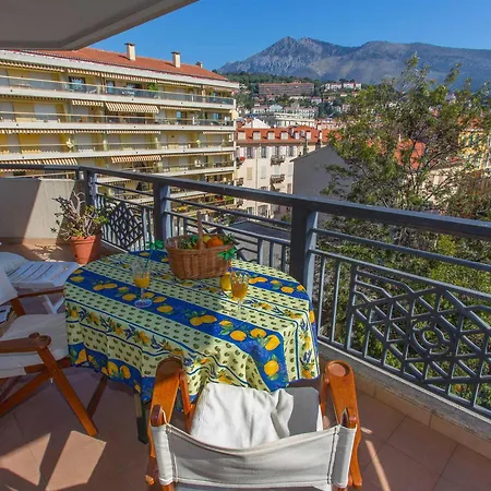 Grand 2p Climatise, Terrasse, Parking, Centre Menton, Commerces & Plages A Pied - Fr-1-196-189 * 芒通