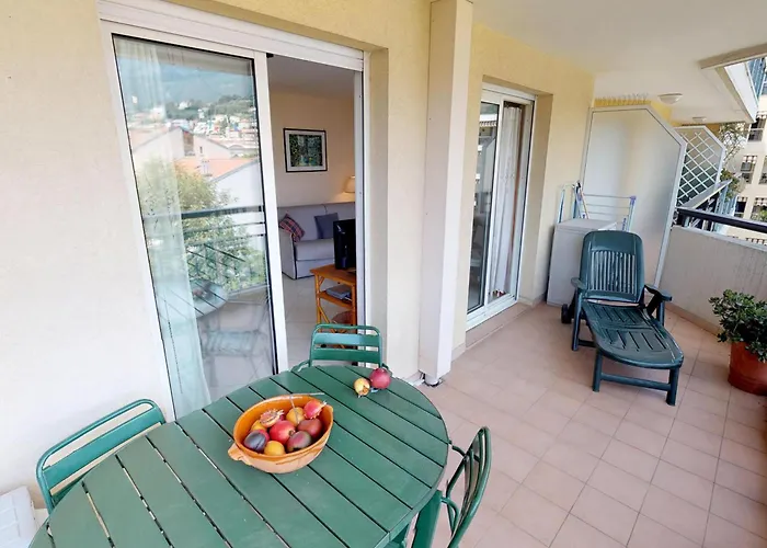 Grand 2p Climatise, Terrasse, Parking, Centre Menton, Commerces & Plages A Pied - Fr-1-196-189 Апартаменти